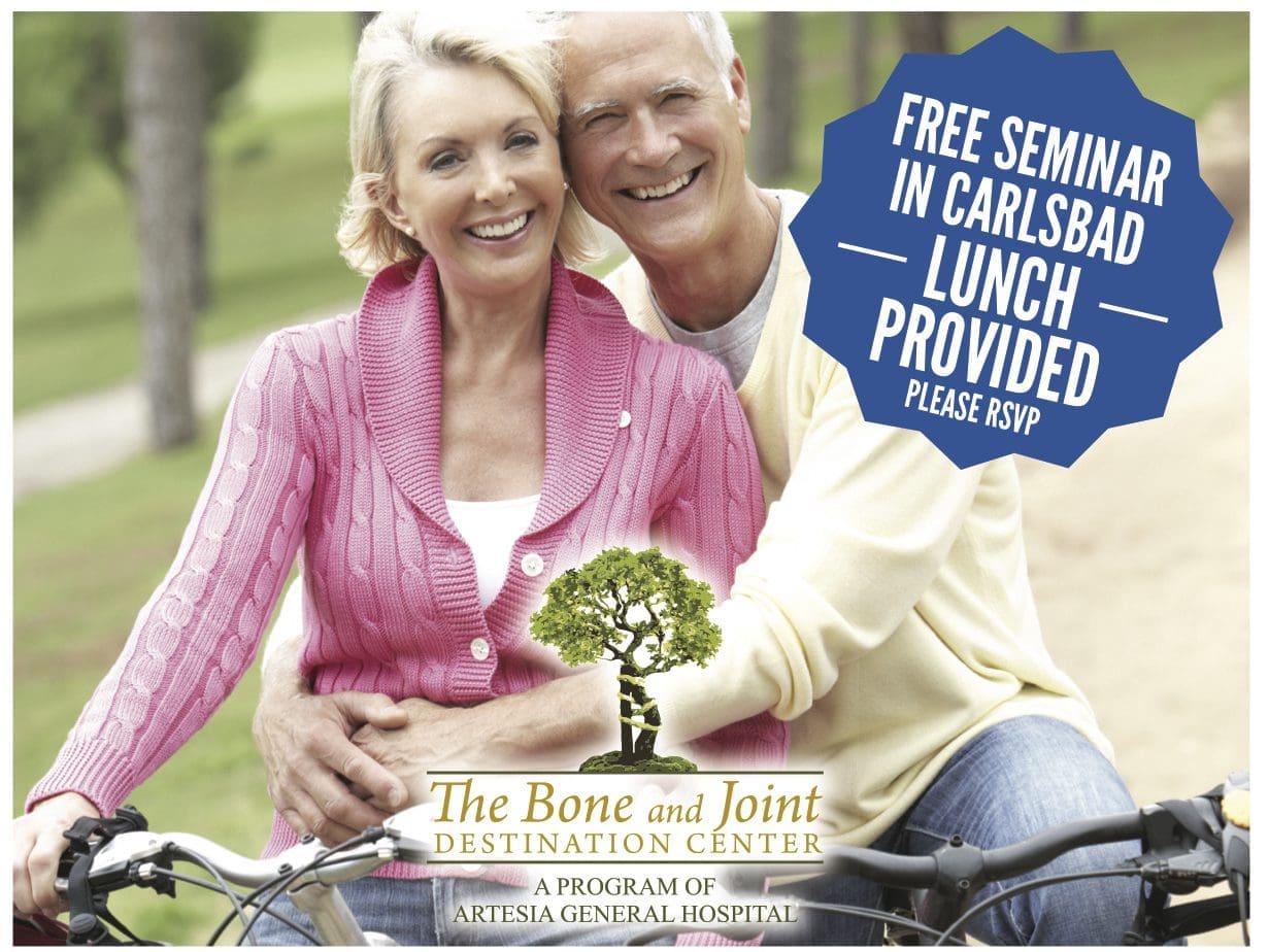 FREE Bone and Joint Seminar in Carlsbad Artesia General