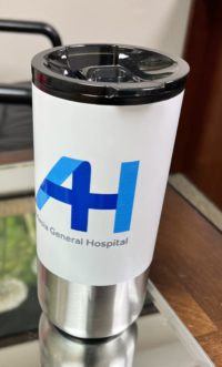 Artesia General Hospital tumbler